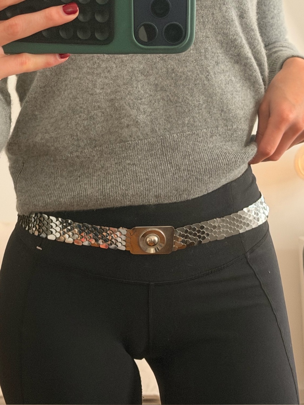 Vintage Silver Belt